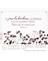 Calendrier Splendeur 2026 - Librairie 7 ici