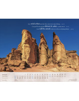 Calendrier Israël Shalom Merveilles 2026 - Librairie 7 ici