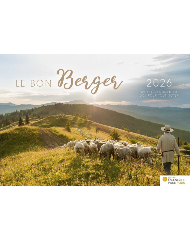 Calendrier Le bon berger 2026 - Librairie 7 ici Calendrier Le bon berger 2026 - Librairie 7 ici