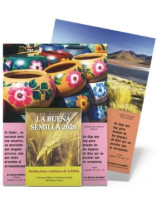 Calendrier Bonne Semence plaque en espagnol 2026 - Librairie 7 ici