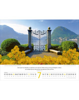 Calendrier Paysages Suisse en français 2026 - Librairie 7 ici