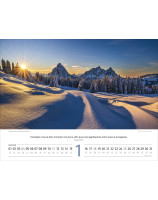 Calendrier Paysages Suisse en français 2026 - Librairie 7 ici
