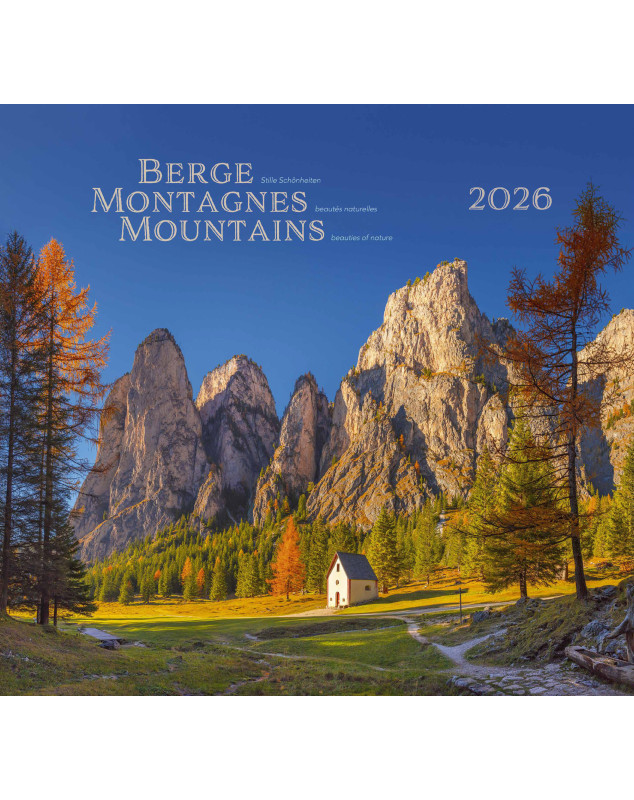 Calendrier Montagnes beautés naturelles 2026 - Librairie 7 ici