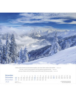 Calendrier Montagnes beautés naturelles 2026 - Librairie 7 ici