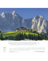 Calendrier Montagnes beautés naturelles 2026 - Librairie 7 ici