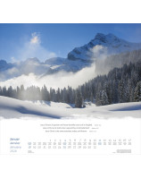 Calendrier Montagnes beautés naturelles 2026 - Librairie 7 ici