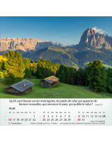 Calendrier Montagnes 2026 - Librairie 7 ici