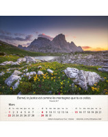 Calendrier Montagnes 2026 - Librairie 7 ici