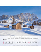 Calendrier Montagnes 2026 - Librairie 7 ici