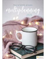 Calendrier Multiplanning 2026 - Librairie 7 ici