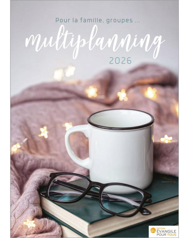 Calendrier Multiplanning 2026 - Librairie 7 ici