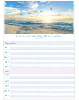 Calendrier Multiplanning 2026 - Librairie 7 ici