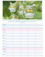 Calendrier Multiplanning 2026 - Librairie 7 ici