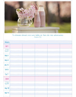 Calendrier Multiplanning 2026 - Librairie 7 ici