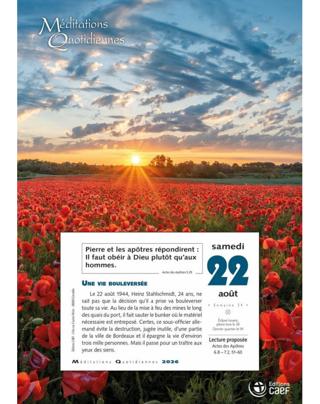 Méditations pour tous les jours de l'année liturgique