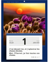 Calendrier paix vous soit - Librairie 7 ici