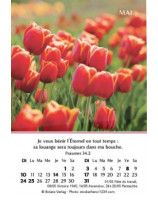 Louanges mini-calendrier 2026