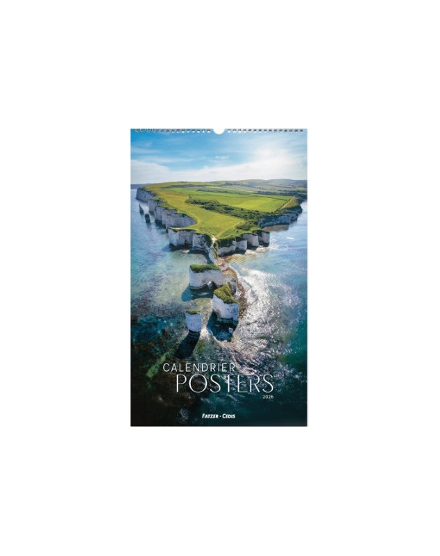 Poster calendrier 2026 - Librairie 7 ici