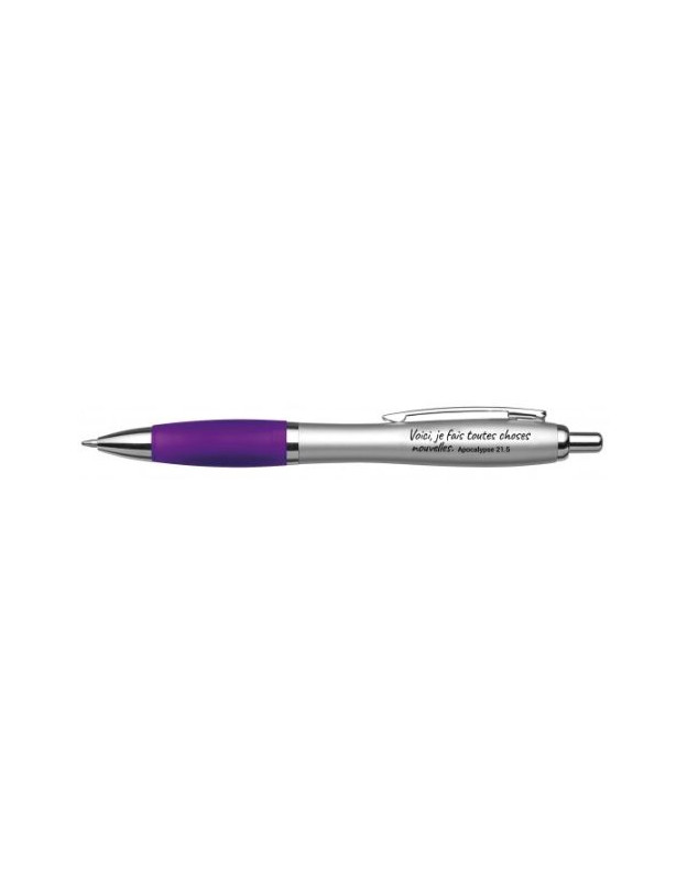 Stylo mot d'ordre 2026 lilas