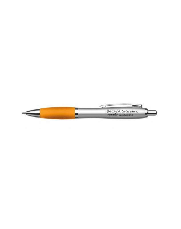 Stylo mot d'ordre 2026 orange