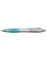 Stylo mot d'ordre 2026 turquoise
