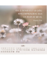 Pensees fleuries calendrier 2026