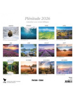 Plenitude calendrier 2026 - Librairie 7 ici