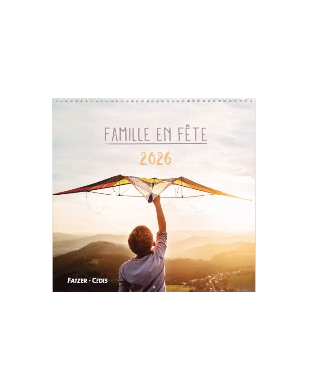 Famille en fete 2026 calendrier - Librairie 7 ici