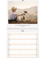 Famille en fete 2026 calendrier - Librairie 7 ici