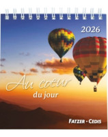 Au coeur du jour calendrier 2026 - Librairie 7 ici