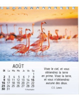 Au coeur du jour calendrier 2026 - Librairie 7 ici