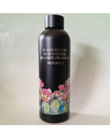 Bouteille isotherme noire cactus et fleurss