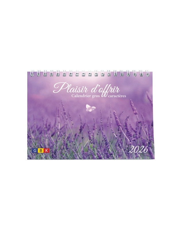 Plaisir d'offrir calendrier 2026