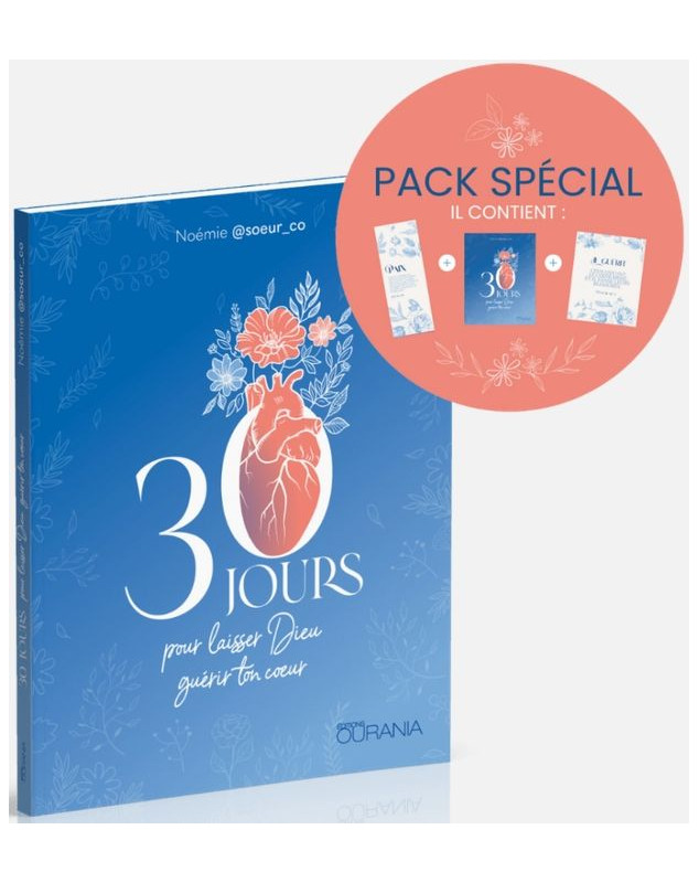 Pack spécial 30 jours pour laisser Dieu guérir ton coeur