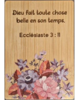 Magnet bambou Ecclésiaste 3.11