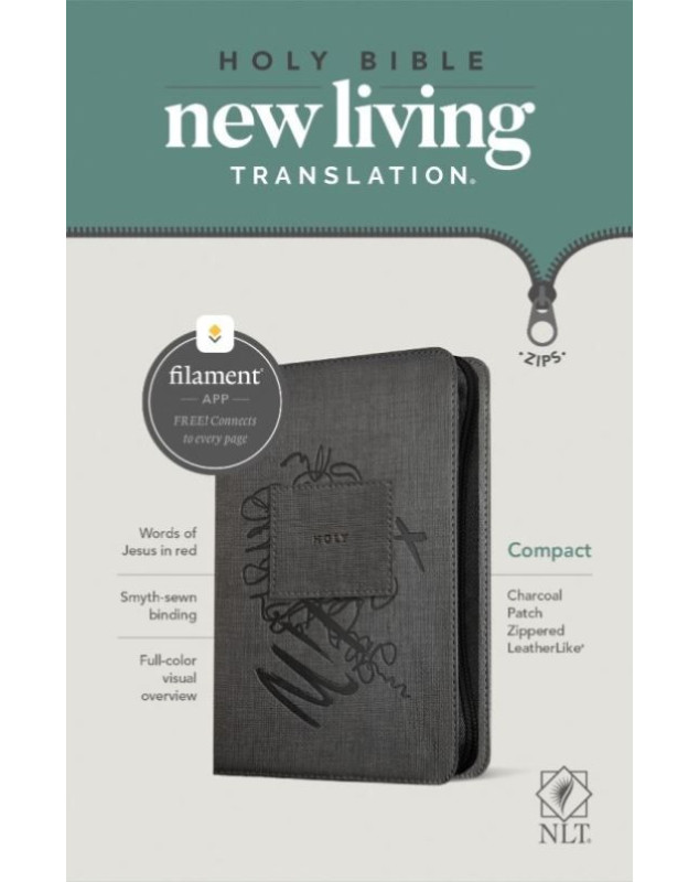 NLT Compact Zipper Bible New Living Translation