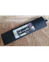 Stylo métal noir encre bleue