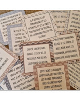 Jeu 50 versets à mémoriser dans sa boite métalique