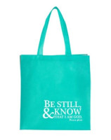 Tote bag polypropylène Be still and know that I am God