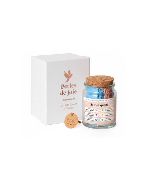 Bocal de 90 versets "Perles de joie" - Librairie chrétienne 7ici