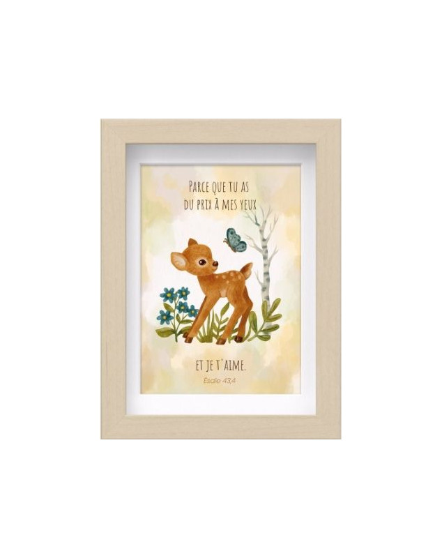 Mon cadre inspiration : Ésaïe 43.4 - Librairie chrétienne 7ici