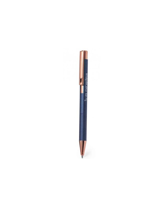 Stylo aluminium Aurore bleu - Librairie chrétienne 7ici