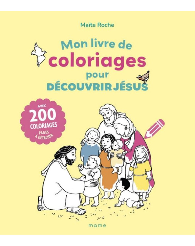 Mon livre de coloriages pour découvrir Jésus