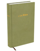 Bible Darby revisée format standard, rigide velours vert olive