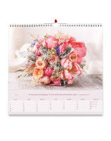 Bouquets calendrier grand format 2027