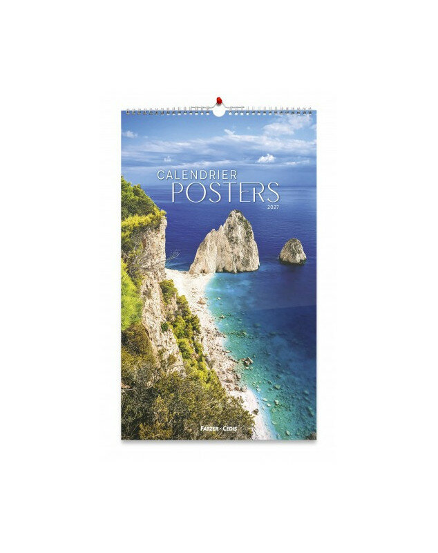 Poster calendrier 2026 - Librairie 7 ici