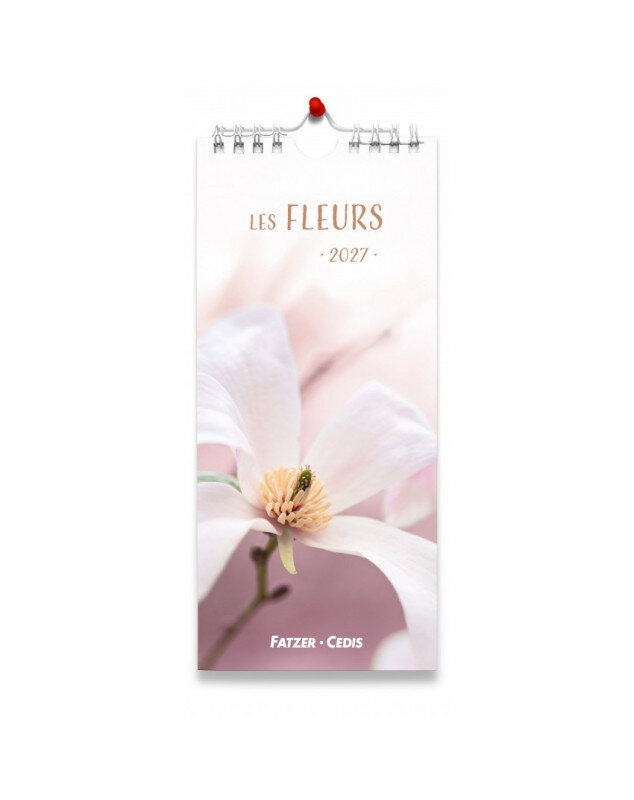Les fleurs calendrier 2027 - Librairie 7 ici