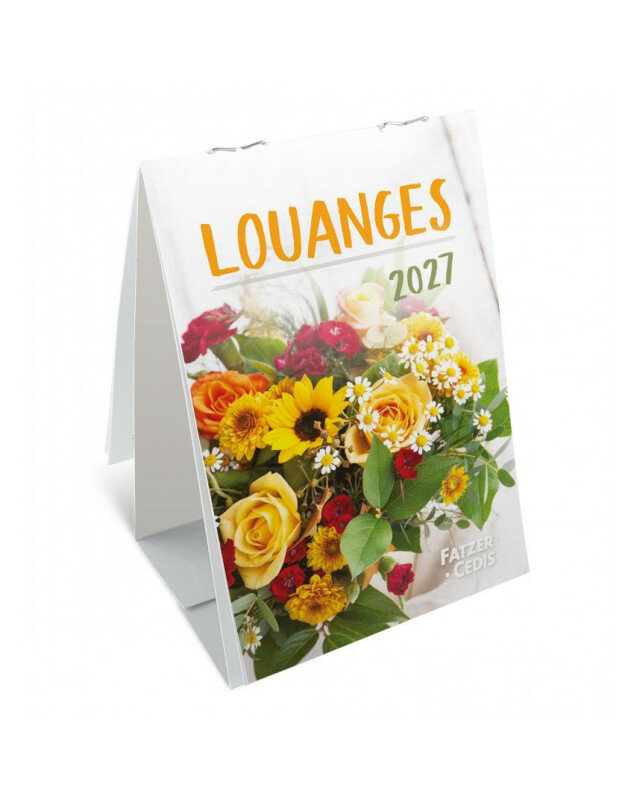 Louanges mini-calendrier 2027 - Librairie chrétienne 7ici