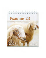 Psaume 23 calendrier petit format 2027 - Librairie chrétienne 7ici