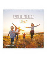 Calendrier : Famille en fête 2027 - Librairie 7 ici